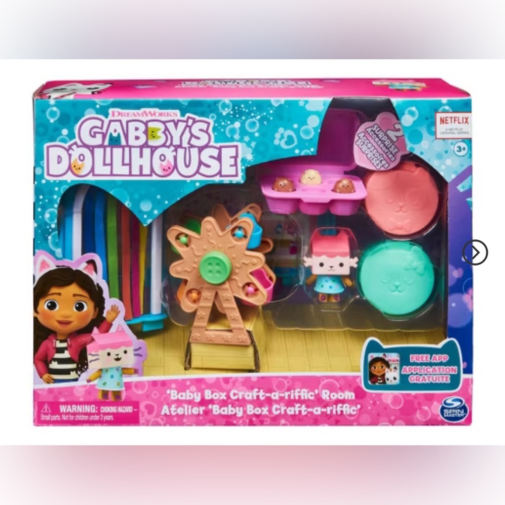 Gabby’s dollhouse baby box craft-a-riffic room